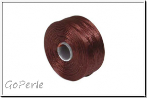 S-Lon, Size D, Beading Thread, Fdelgarn, burgundy, 1 Spule